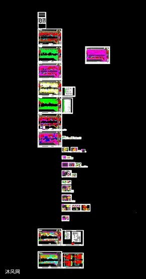 某公園環境綠化種植工藝設計施工圖